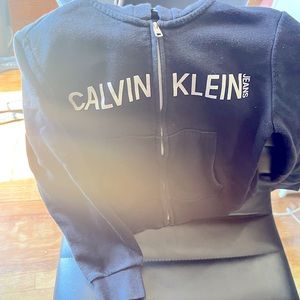 Zip up hoodie girls size 7